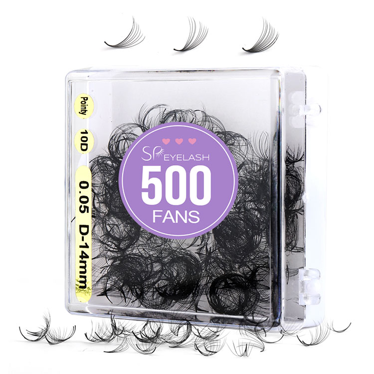 10d 500 cílios de ventilador